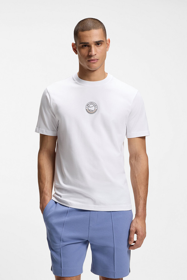 ΜΠΛΟΥΖΑ T-SHIRT BOSS - 100 ΛΕΥΚΟ